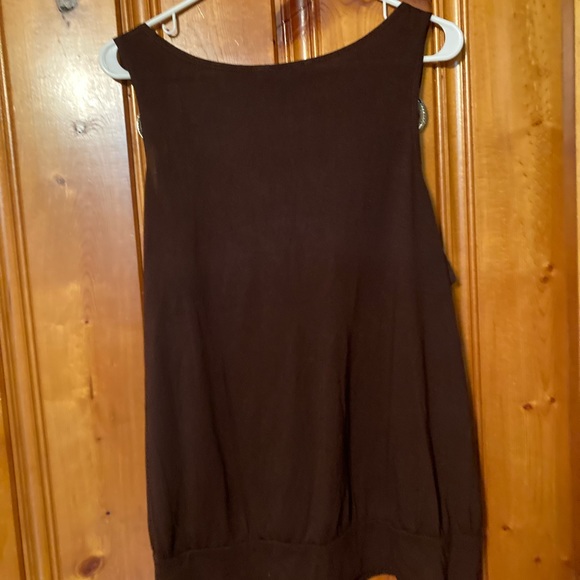 Plus 18/20 Womens French Laundry woman’s top with beautiful rings on shoulders - Picture 4 of 4